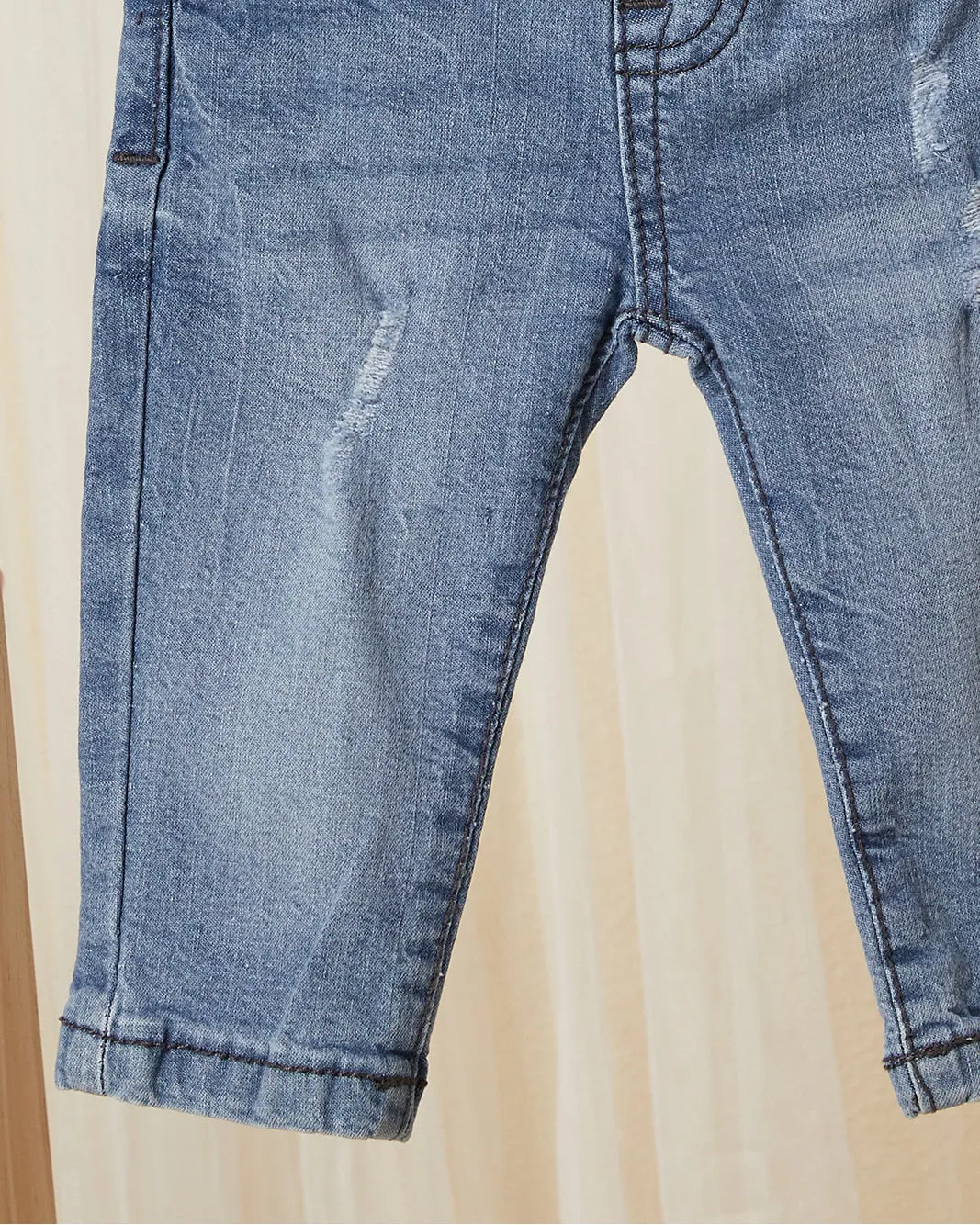 Infant Boys Blue Belted Jeans sold by Redtag product image thumbnail 4