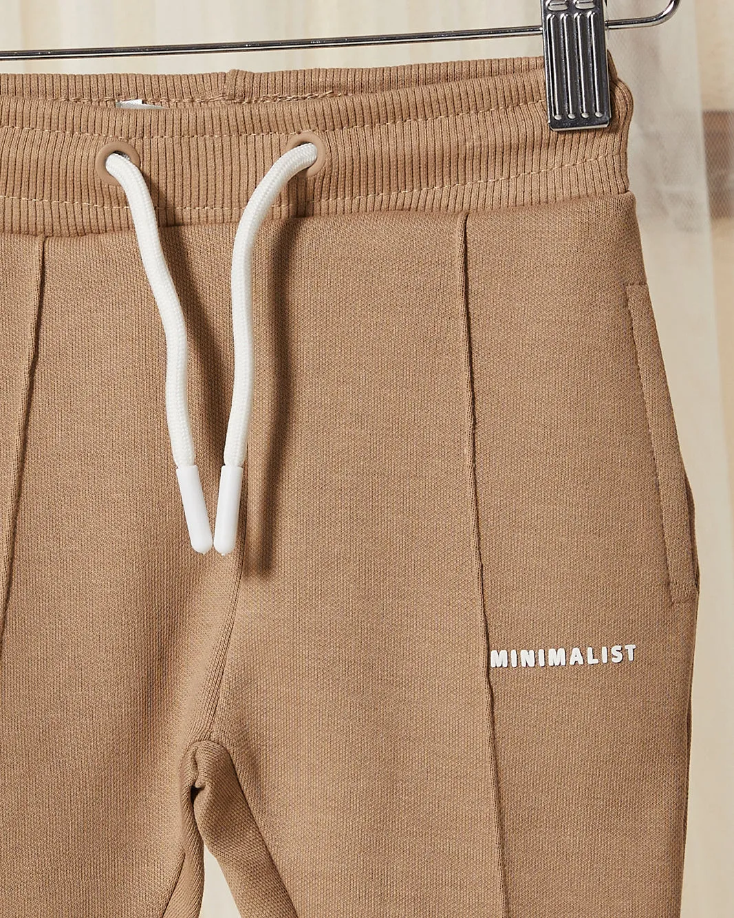 Infant Boys Brown Minimalist Track Pants sold by Redtag product image thumbnail 2