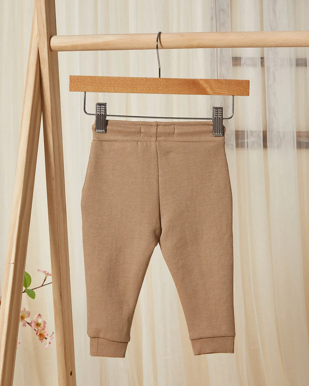 Infant Boys Brown Minimalist Track Pants sold by Redtag product image thumbnail 4