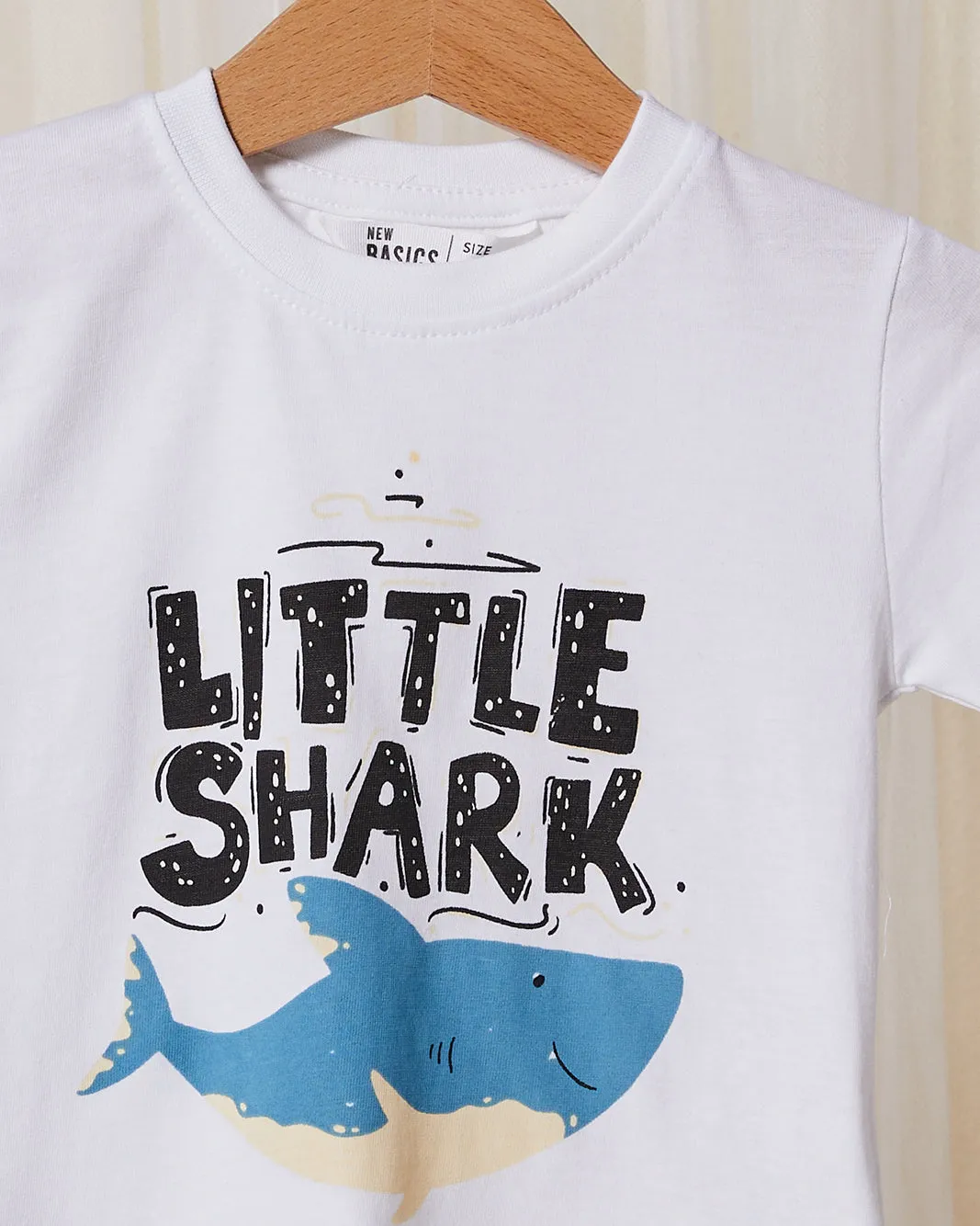 Infant Boys White Printed T-Shirt sold by Redtag product image thumbnail 2