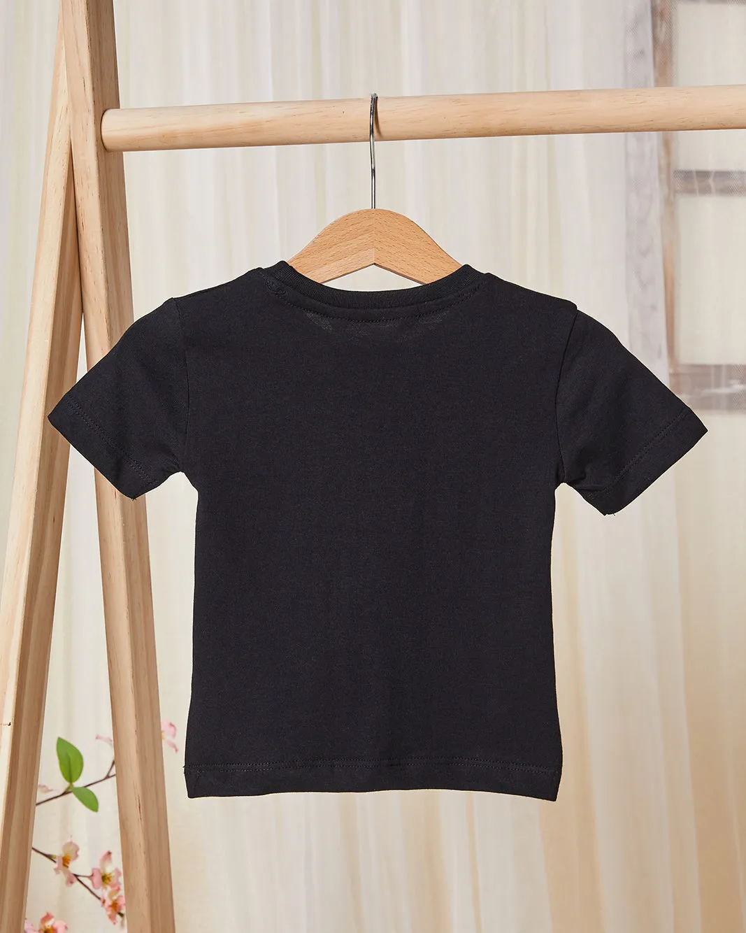 Infant Boys Black Printed T-Shirt sold by Redtag product image thumbnail 3