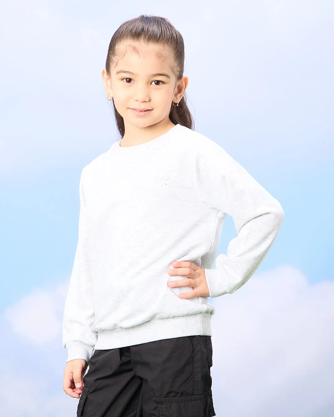 Girls Lilac And Grey Sweatshirt Set (2 Piece) sold by Redtag product image thumbnail 2