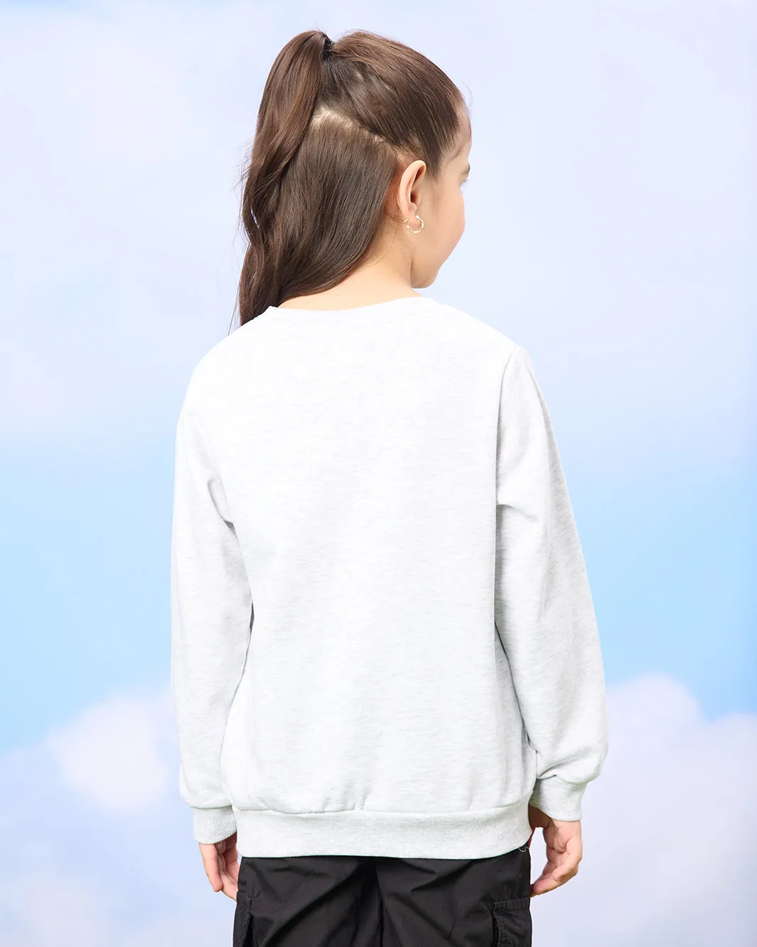 Girls Lilac And Grey Sweatshirt Set (2 Piece) sold by Redtag product image thumbnail 4