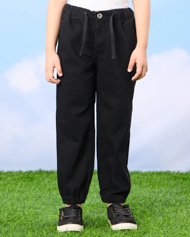 Girls Black Jeggings sold by Redtag