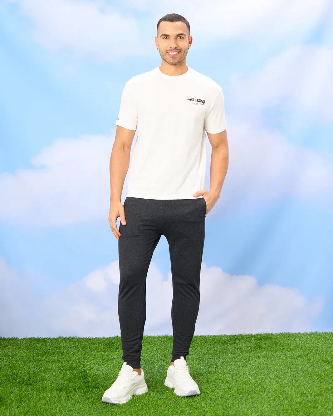 Men Charcoal Plain Active Pants sold by Redtag product image thumbnail 2