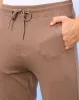 Men Brown Plain Active Pants sold by Redtag