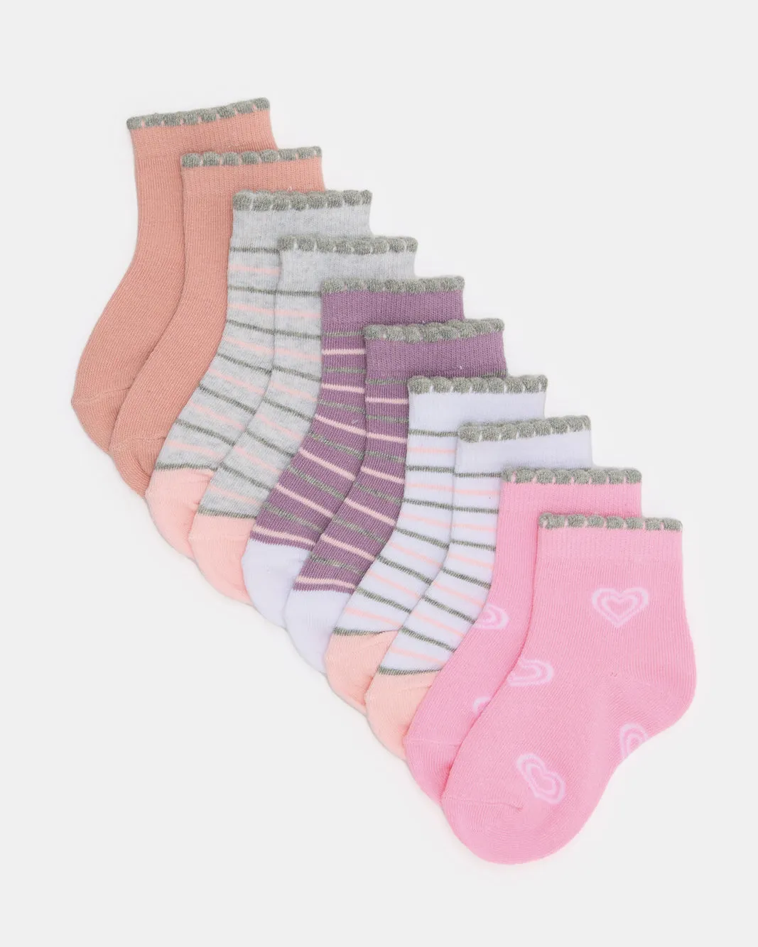Infant Girls Assorted Ankle Length Socks (Pack Of 5) sold by Redtag product image thumbnail 4