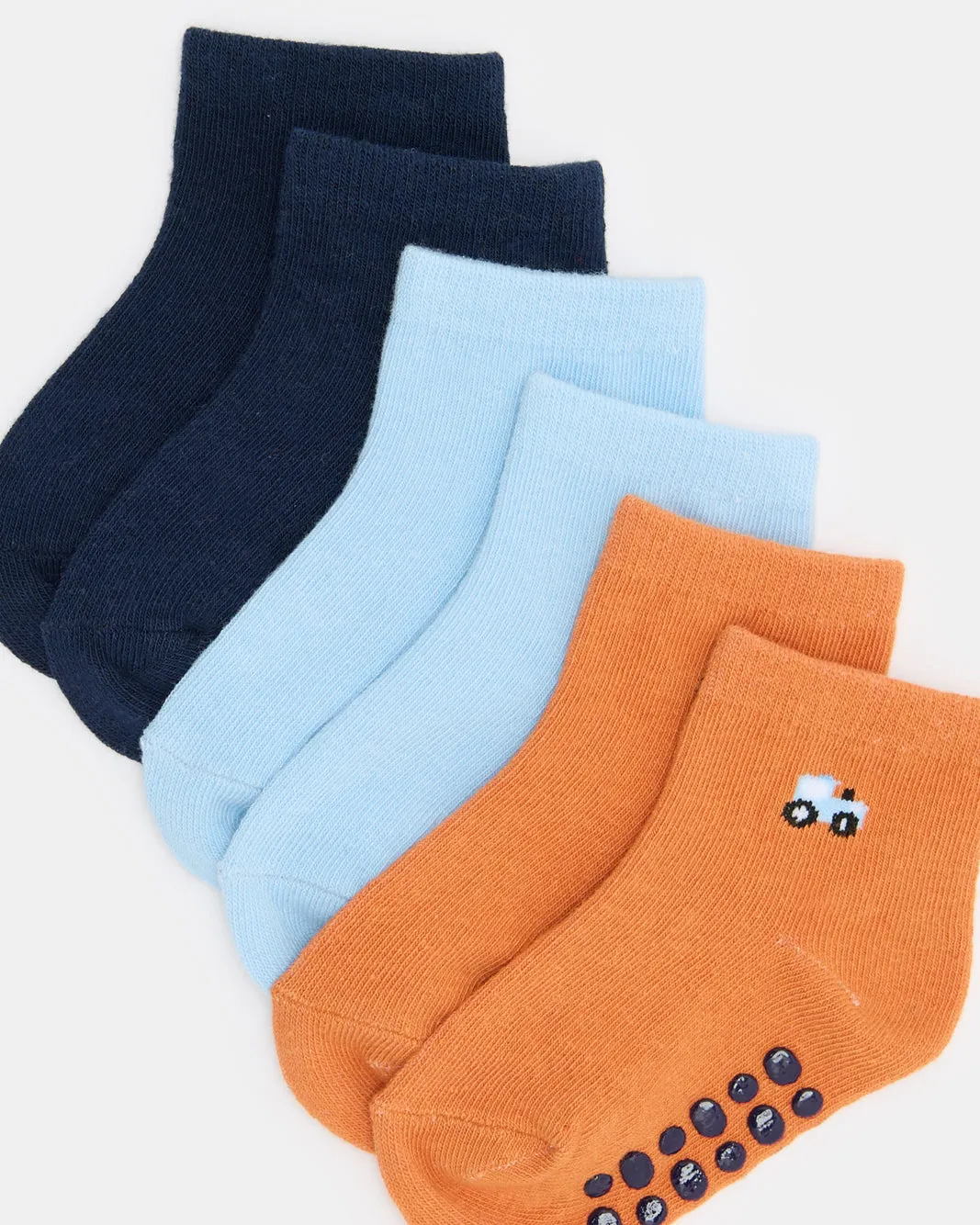 Infant Boys Assorted Print Ankle Length Socks (3 Pairs) sold by Redtag product image thumbnail 3