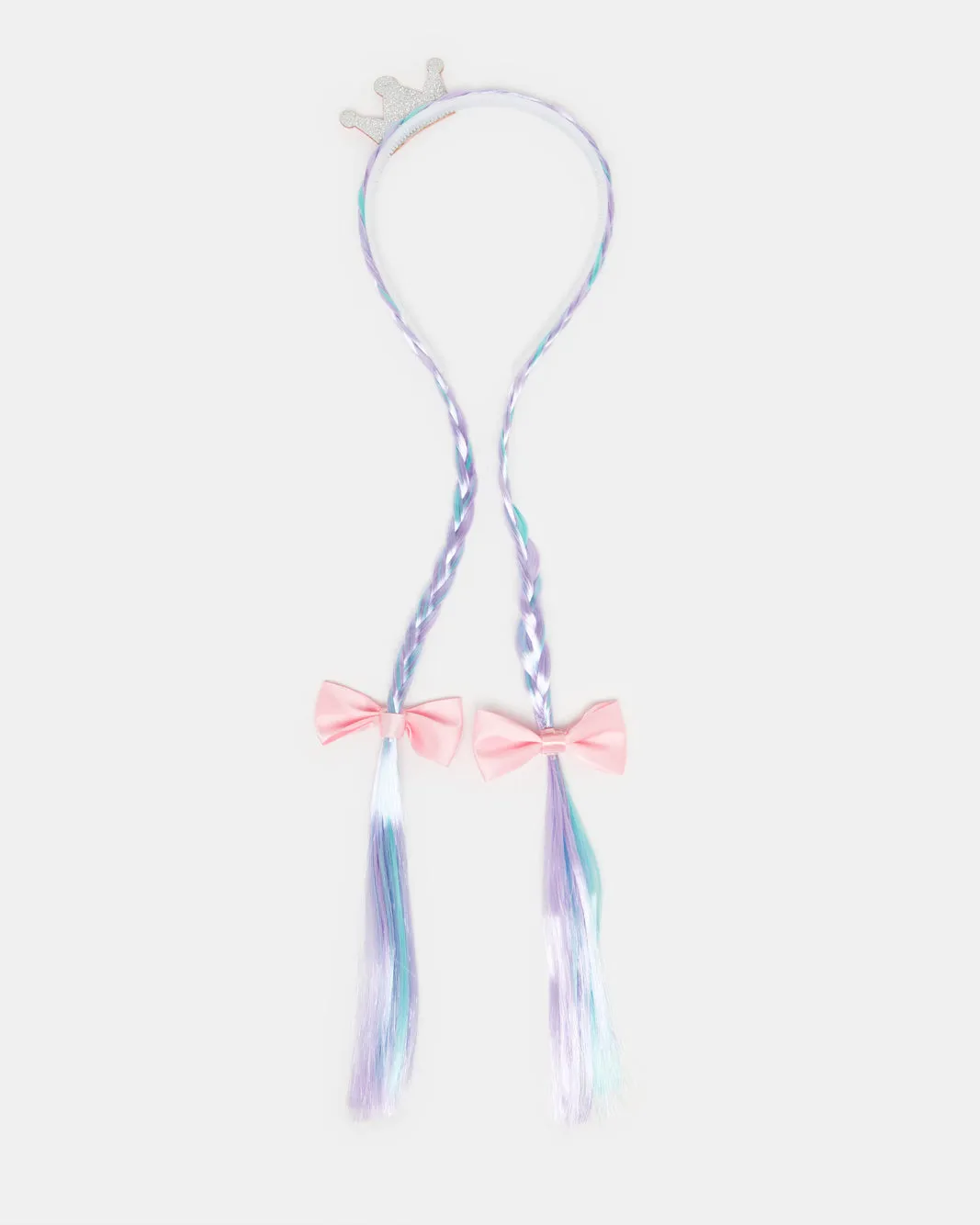 Girls Multicolour Headband With Synthetic Hair sold by Redtag