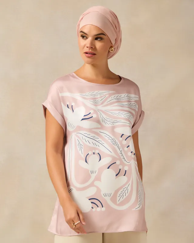 Women Pink Printed Blouse sold by Redtag