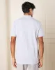 Men Grey Plain Basic Polo Shirt sold by Redtag