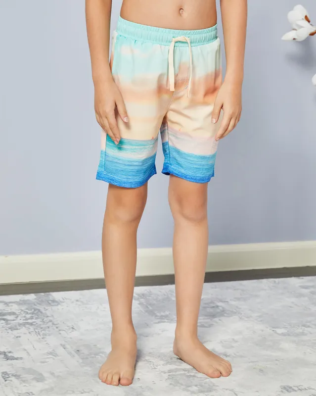 Boys Assorted Sea View Print Swim Shorts sold by Redtag