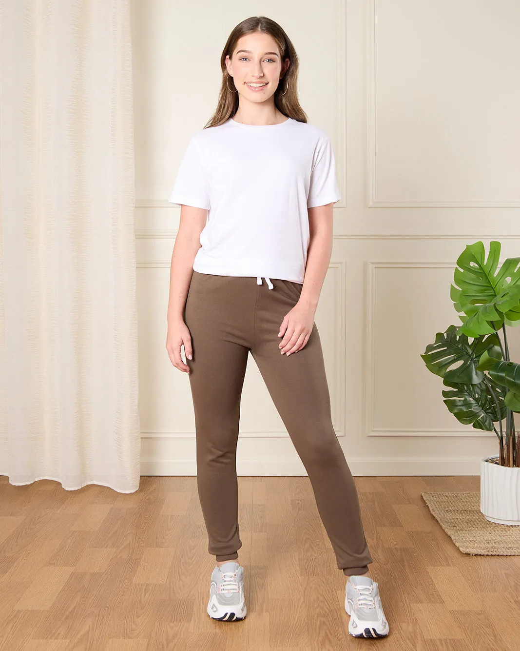 Senior Girls Brown Active Pants sold by Redtag product image thumbnail 2