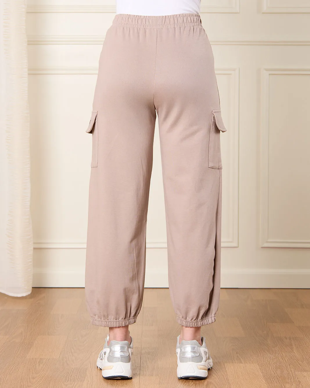 Senior Girls Beige Cargo Active Pants sold by Redtag product image thumbnail 3