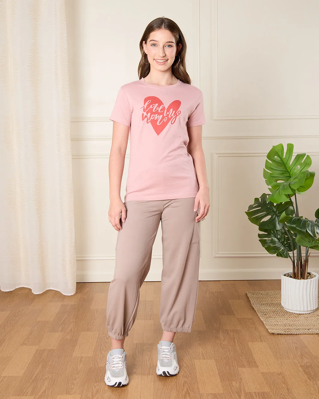 Senior Girls Beige Cargo Active Pants sold by Redtag product image thumbnail 2