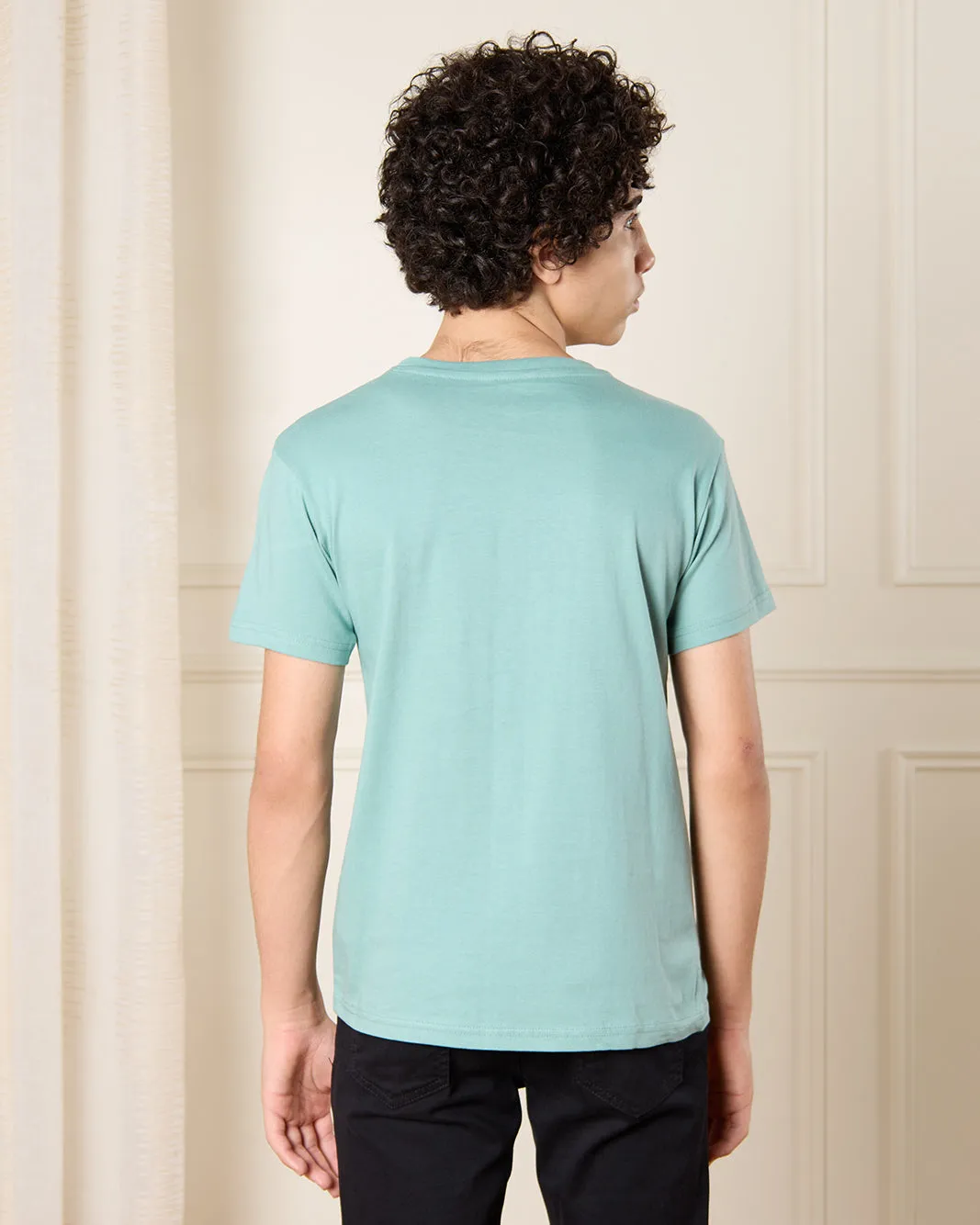 Senior Boys Blue New York T-Shirt sold by Redtag product image thumbnail 3