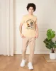 Senior Boys Beige Ottoman Track Pants sold by Redtag
