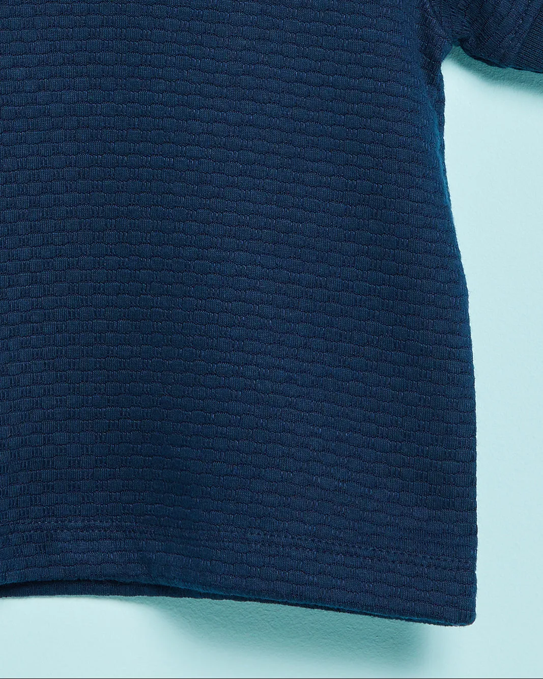 Infant Boys Navy Jacquard T-Shirt sold by Redtag product image thumbnail 4