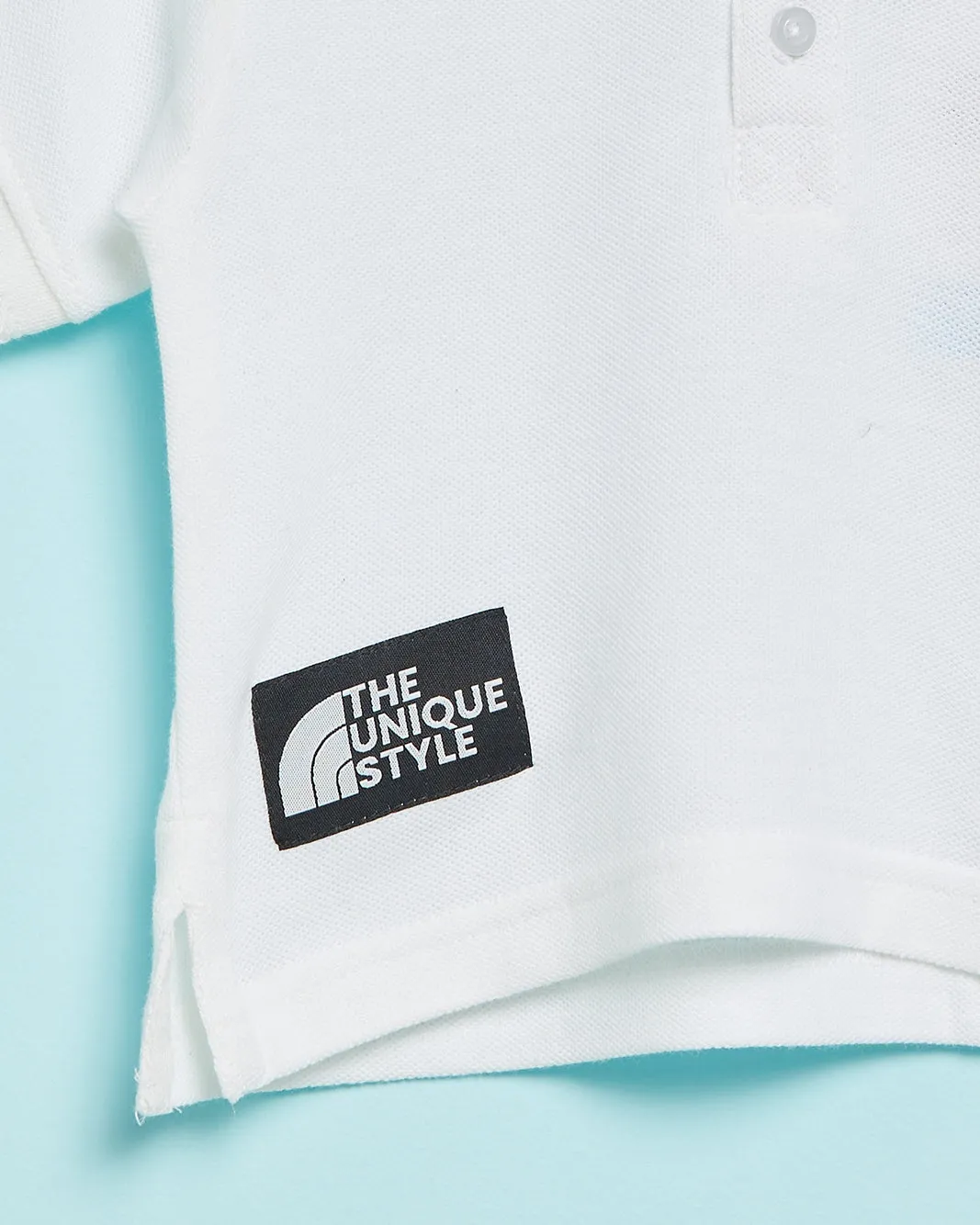 Infant Boys White Basic Mandarin Collared Shirt sold by Redtag product image thumbnail 3