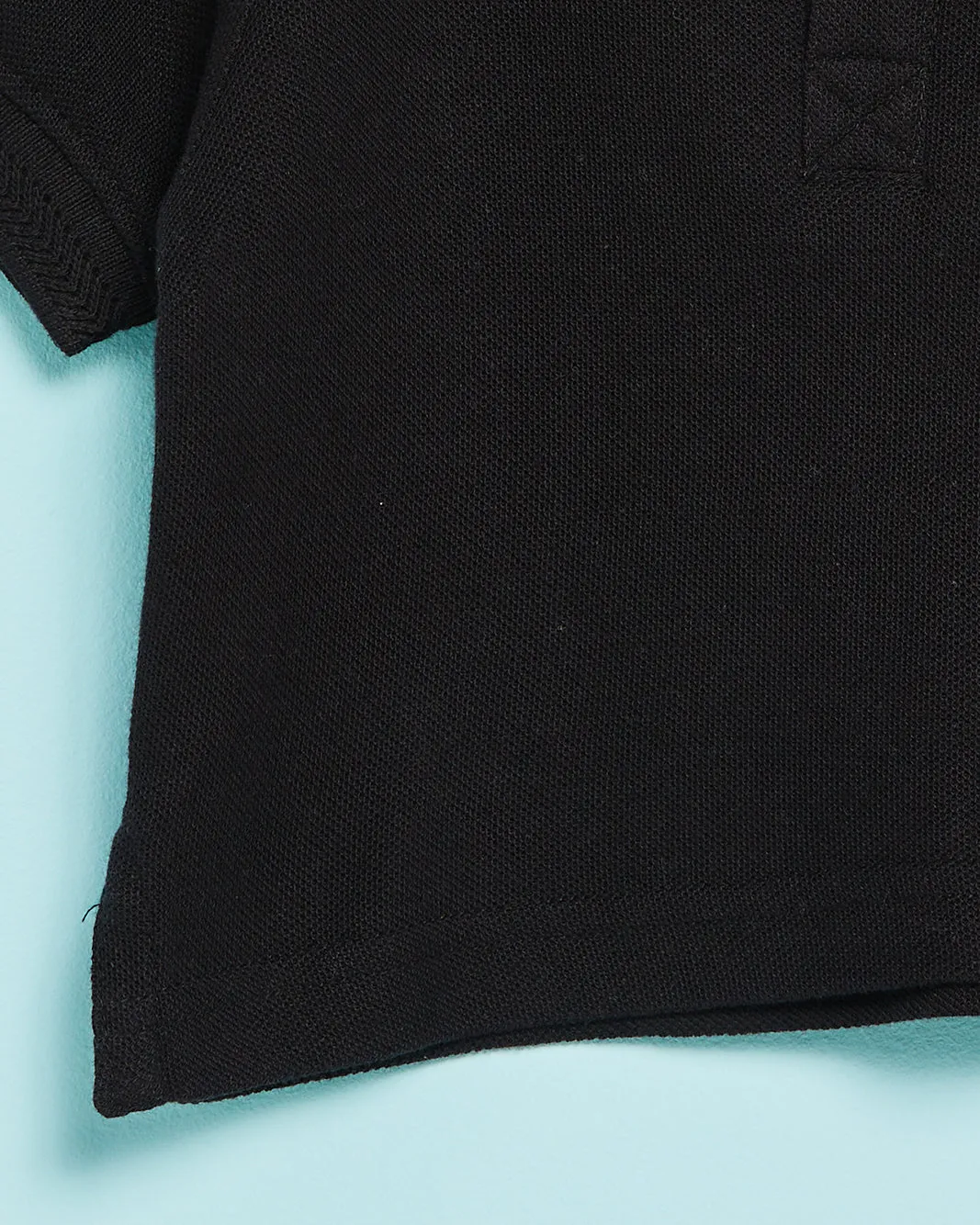 Infant Boys Black Basic Polo shirt sold by Redtag product image thumbnail 3