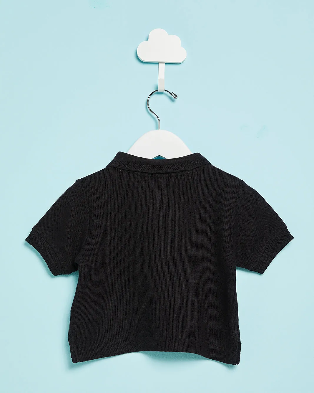 Infant Boys Black Basic Polo shirt sold by Redtag product image thumbnail 4