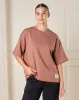 Women Brown Solid Active T-Shirt sold by Redtag