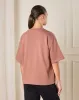 Women Brown Solid Active T-Shirt sold by Redtag