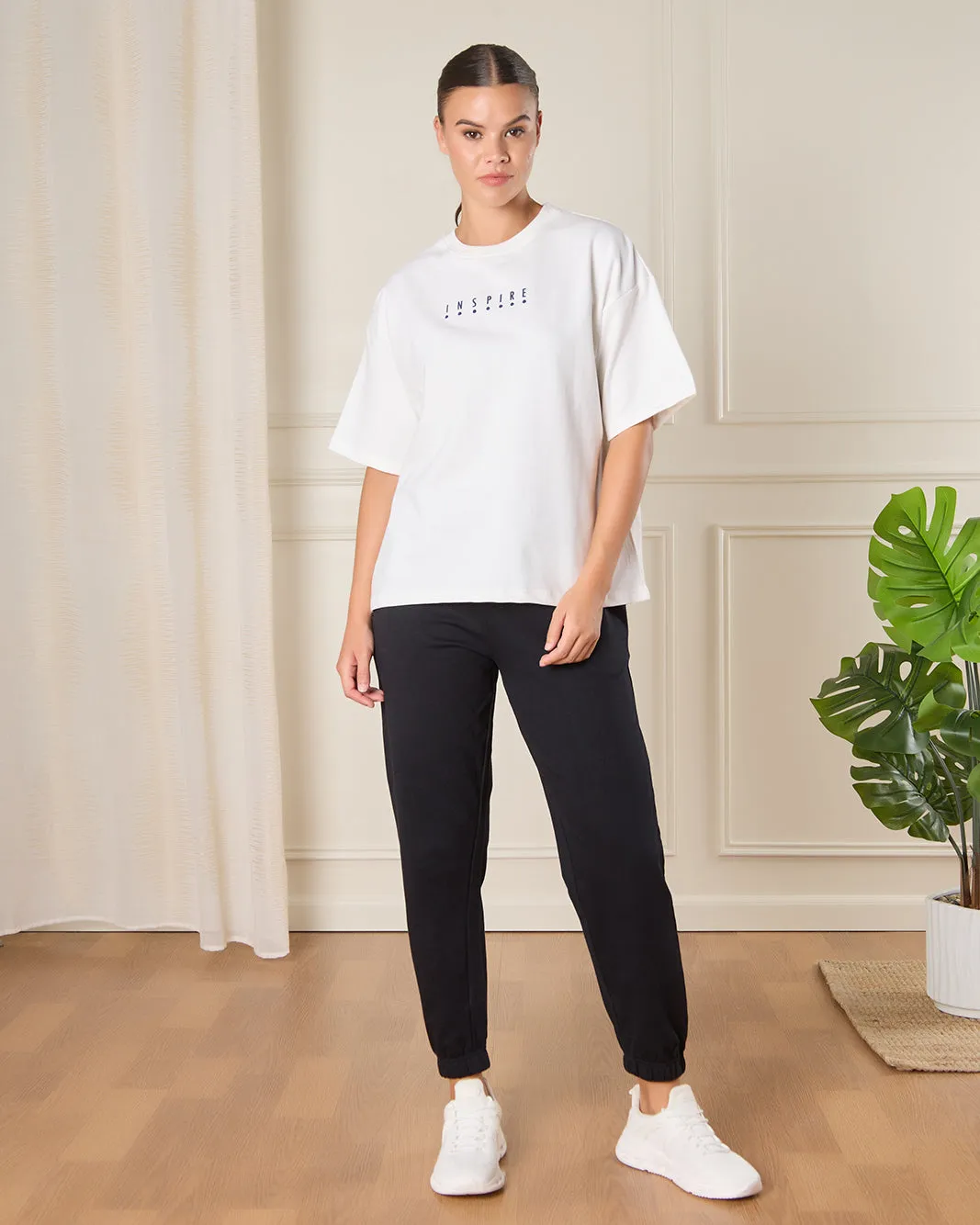 Woman White Active T-shirt sold by Redtag product image thumbnail 2