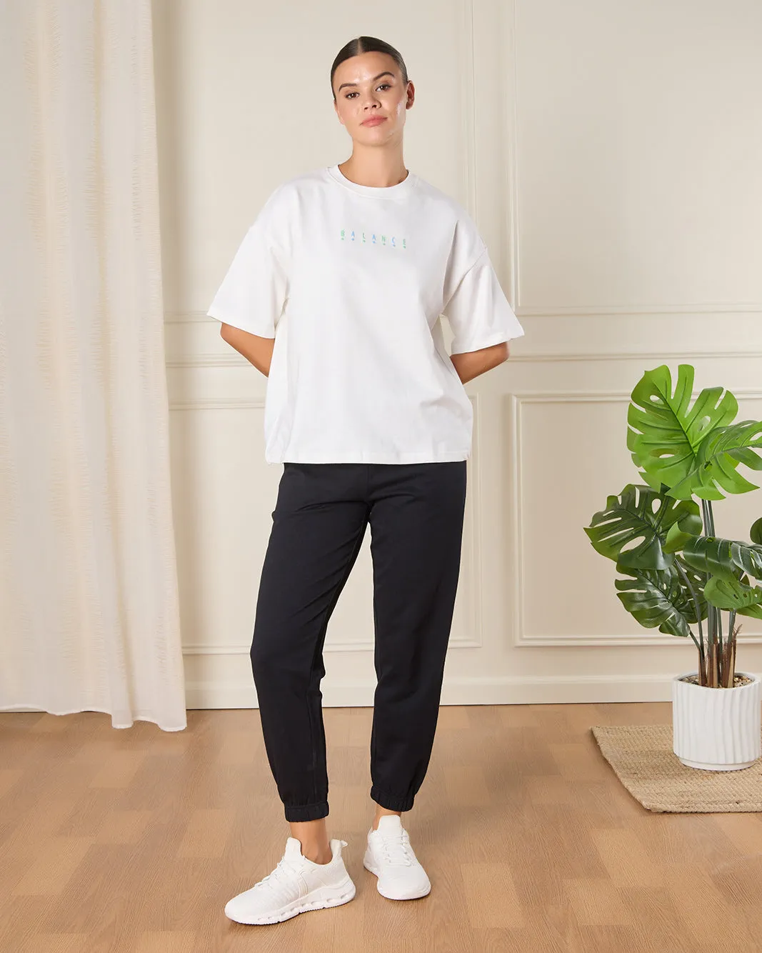 Woman White Active T-shirt sold by Redtag product image thumbnail 2