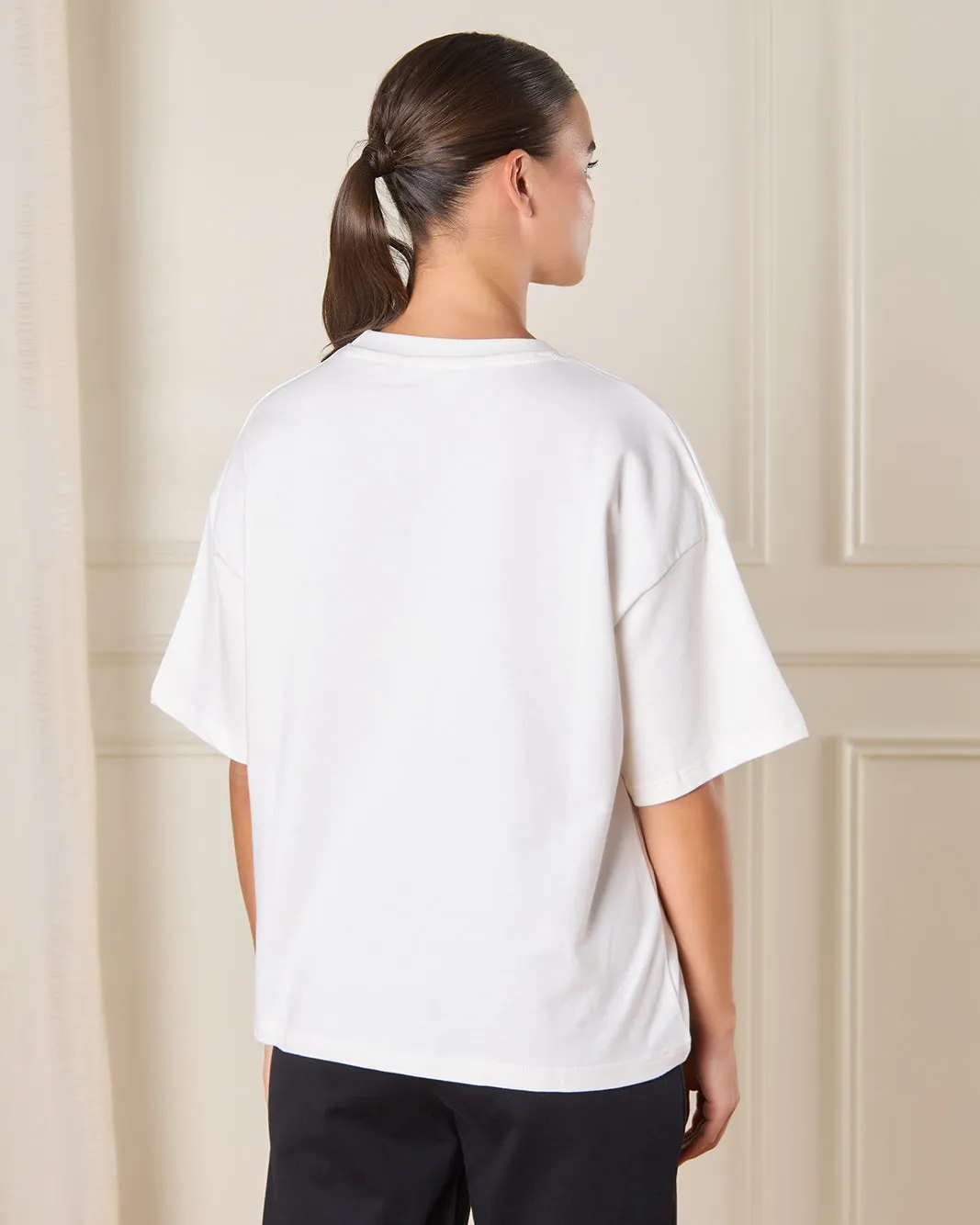 Woman White Active T-shirt sold by Redtag product image thumbnail 3