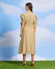 Women Beige Flowy Dress sold by Redtag