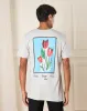 Men Grey Back Print T-Shirt sold by Redtag