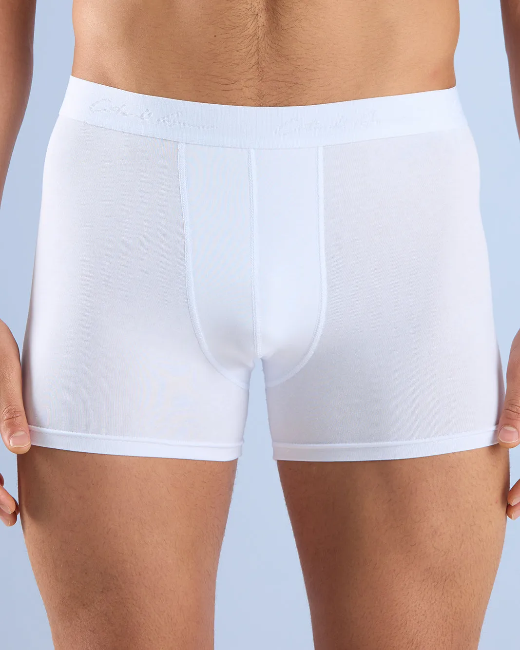 Men White Solid Brief Set (Pack of 2) sold by Redtag product image thumbnail 2
