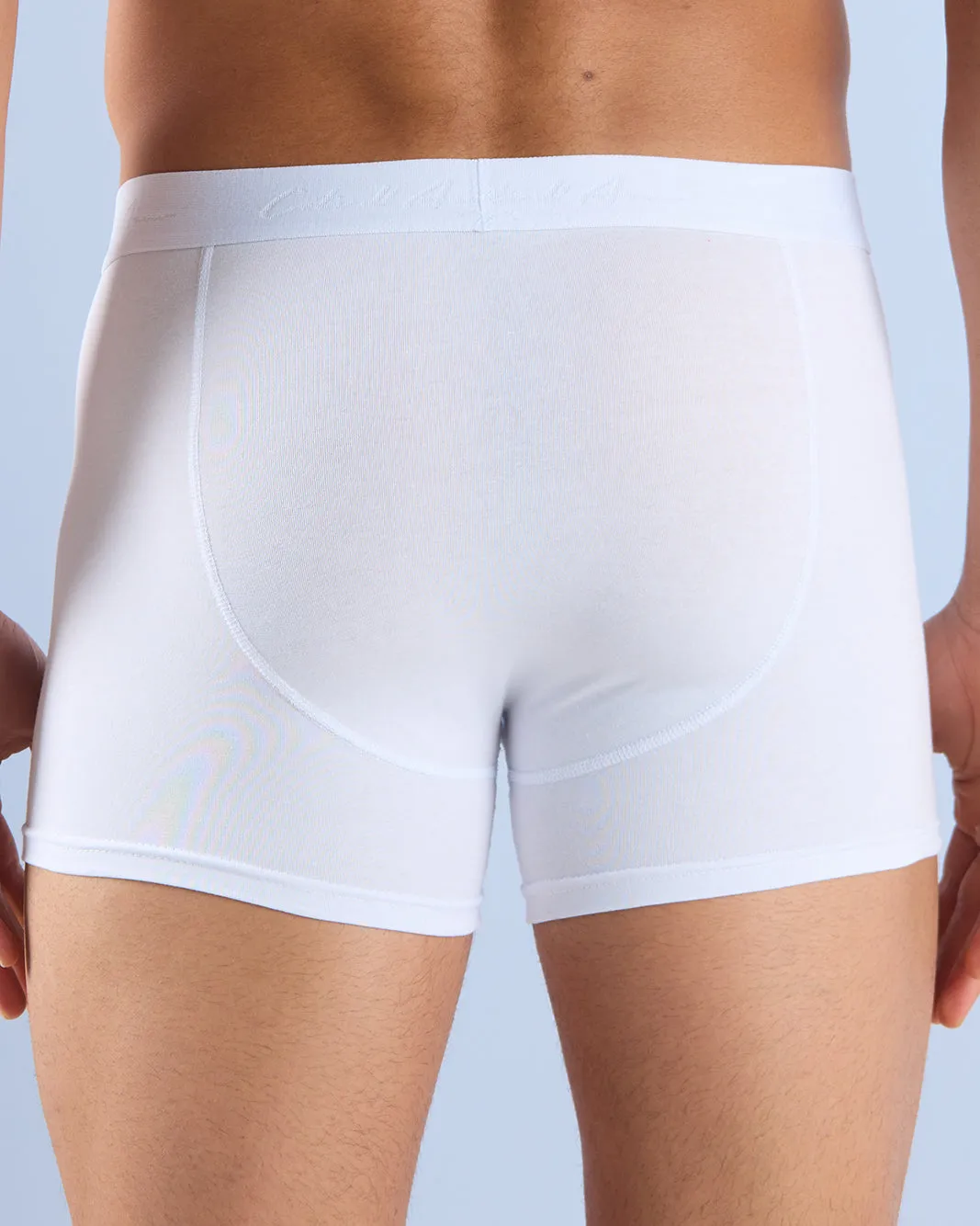 Men White Solid Brief Set (Pack of 2) sold by Redtag product image thumbnail 4
