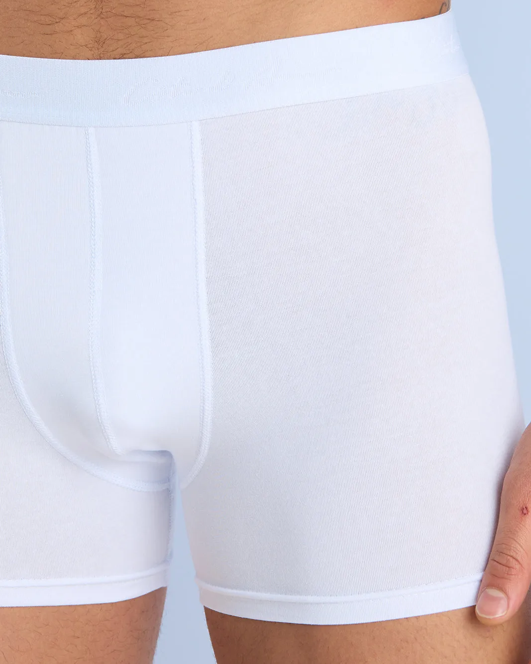 Men White Solid Brief Set (Pack of 2) sold by Redtag product image thumbnail 3