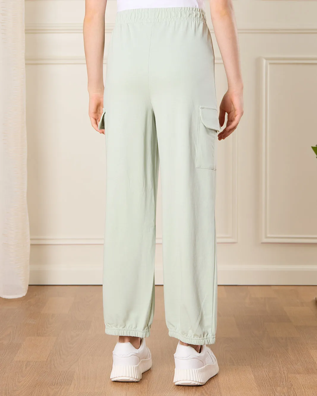 Senior Girls Green Cargo Pocket Track Pants sold by Redtag product image thumbnail 3