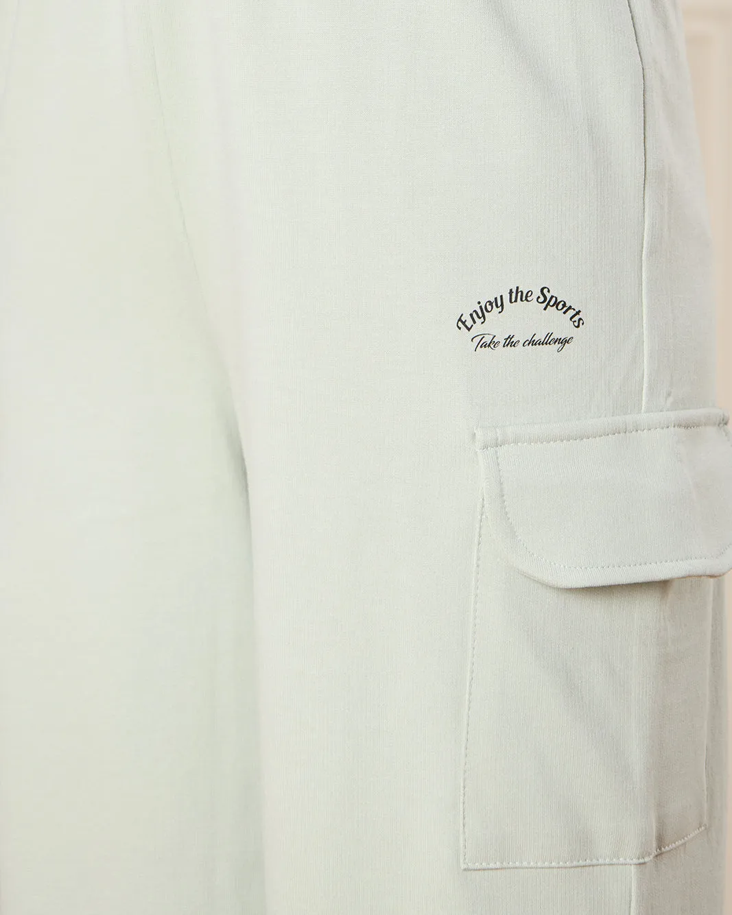 Senior Girls Green Cargo Pocket Track Pants sold by Redtag product image thumbnail 4