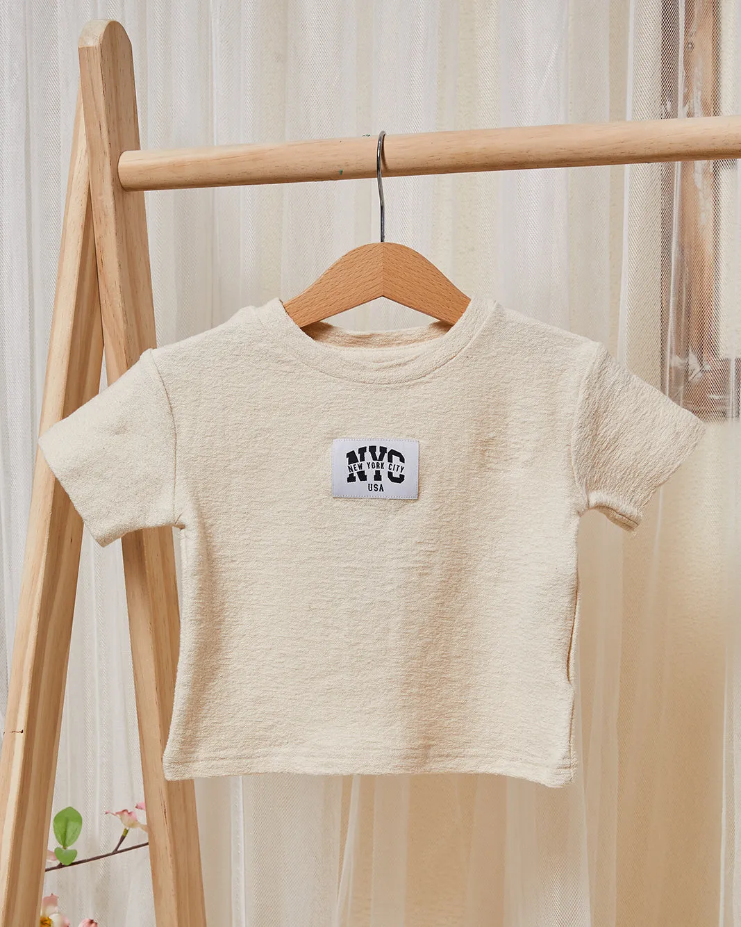 Infant Boys Cream Loose Fit T-Shirt sold by Redtag