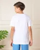 Senior Boys White Printed T-Shirt sold by Redtag