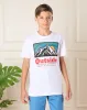 Senior Boys White Printed T-Shirt sold by Redtag