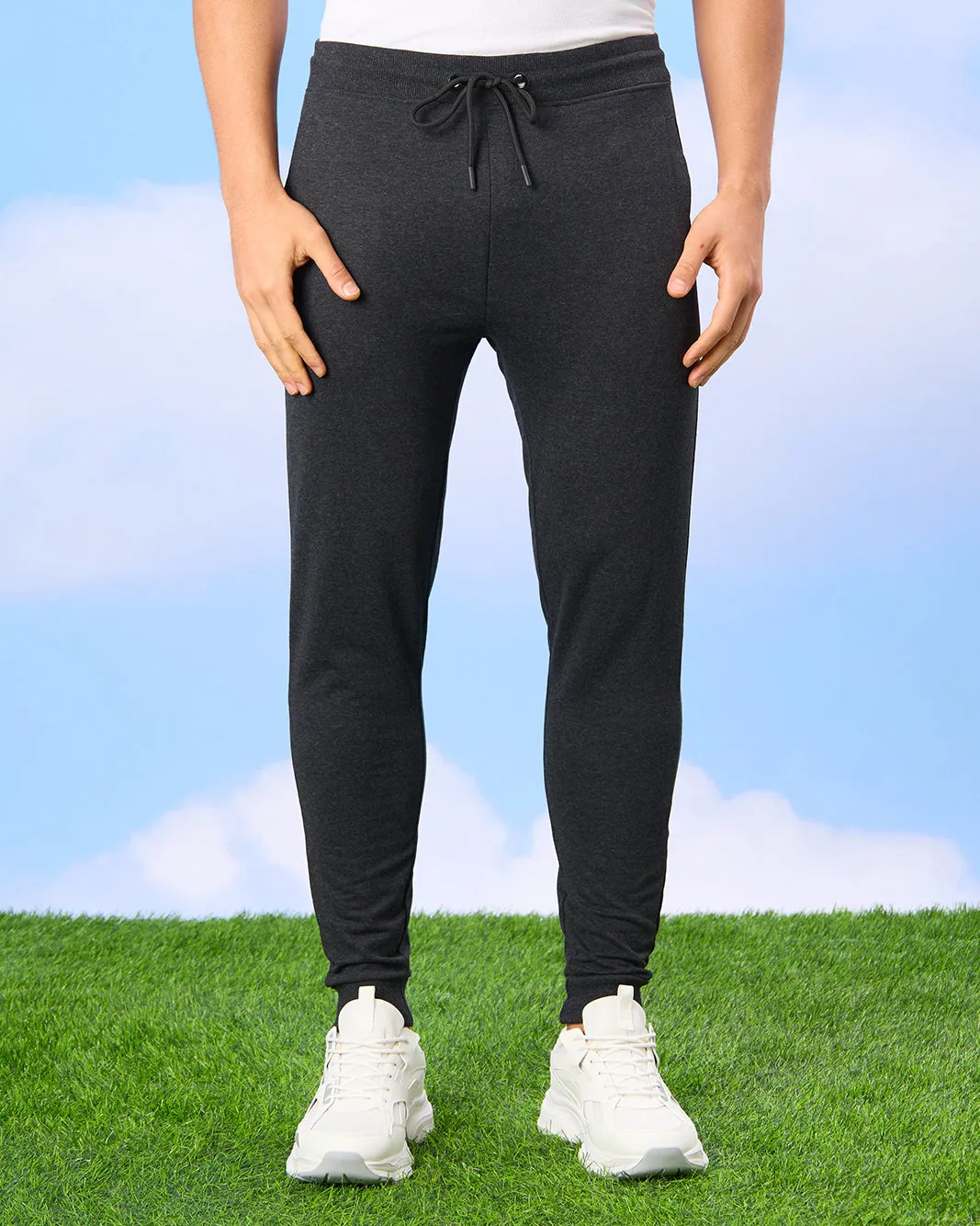 Men Black Active Pants sold by Redtag
