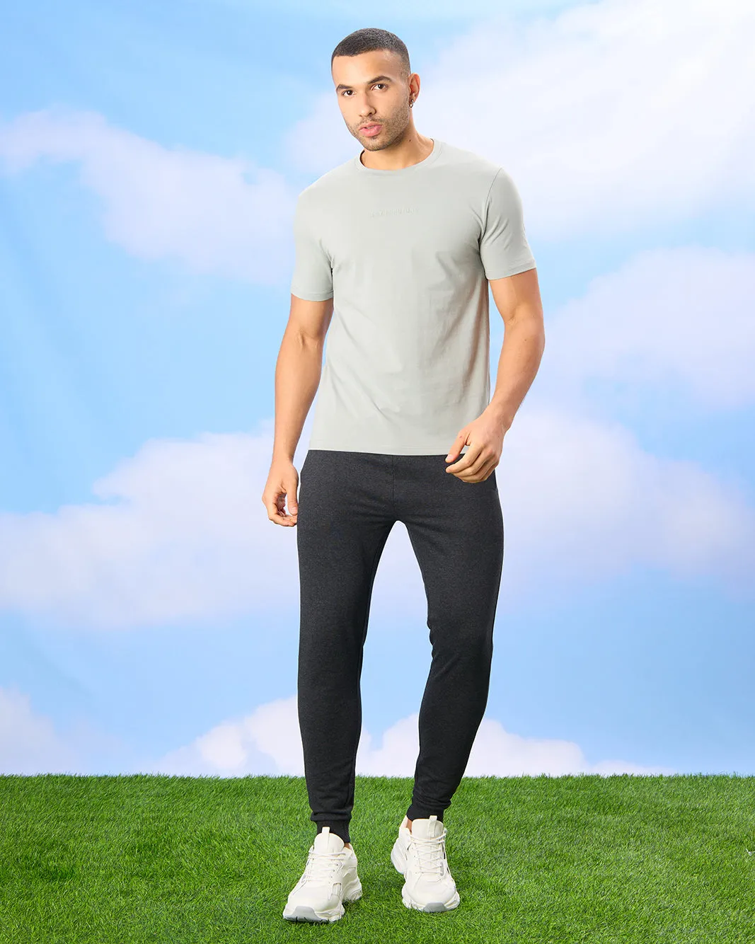 Men Black Active Pants sold by Redtag product image thumbnail 2