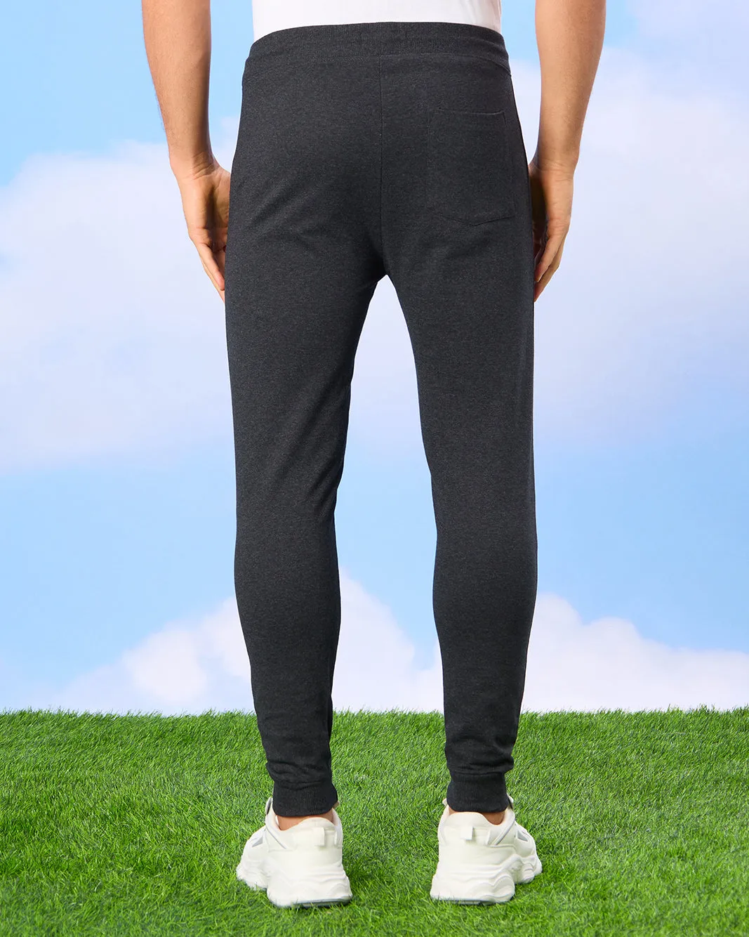 Men Black Active Pants sold by Redtag product image thumbnail 3