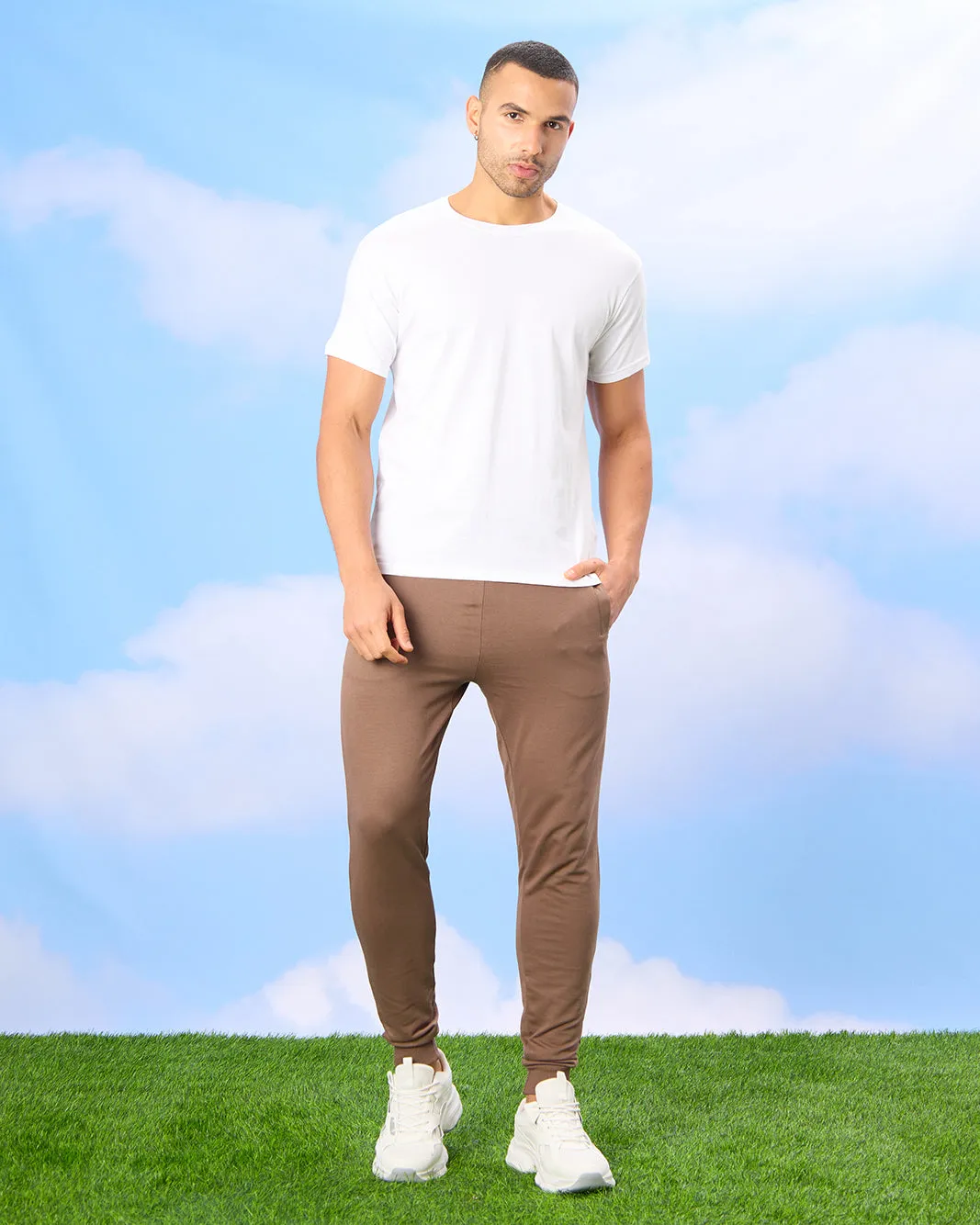 Men Brown Active Pants sold by Redtag product image thumbnail 2
