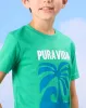 Boys Blue Pura Vida Print T-Shirt sold by Redtag