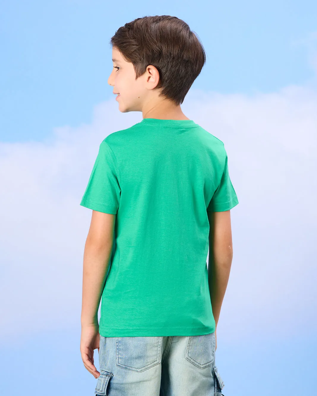 Boys Blue Pura Vida Print T-Shirt sold by Redtag product image thumbnail 3
