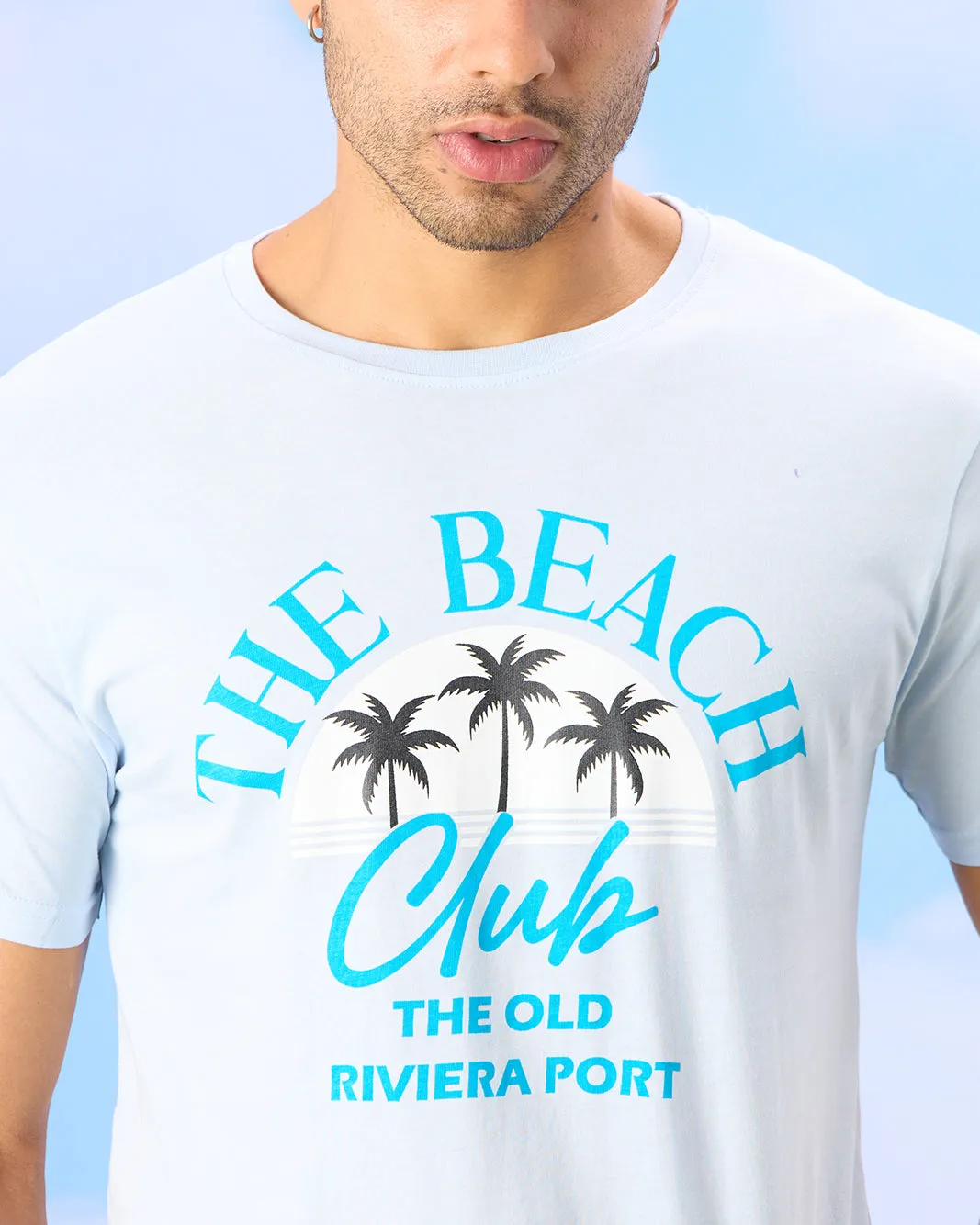 Men Blue Graphic T-Shirt sold by Redtag product image thumbnail 4