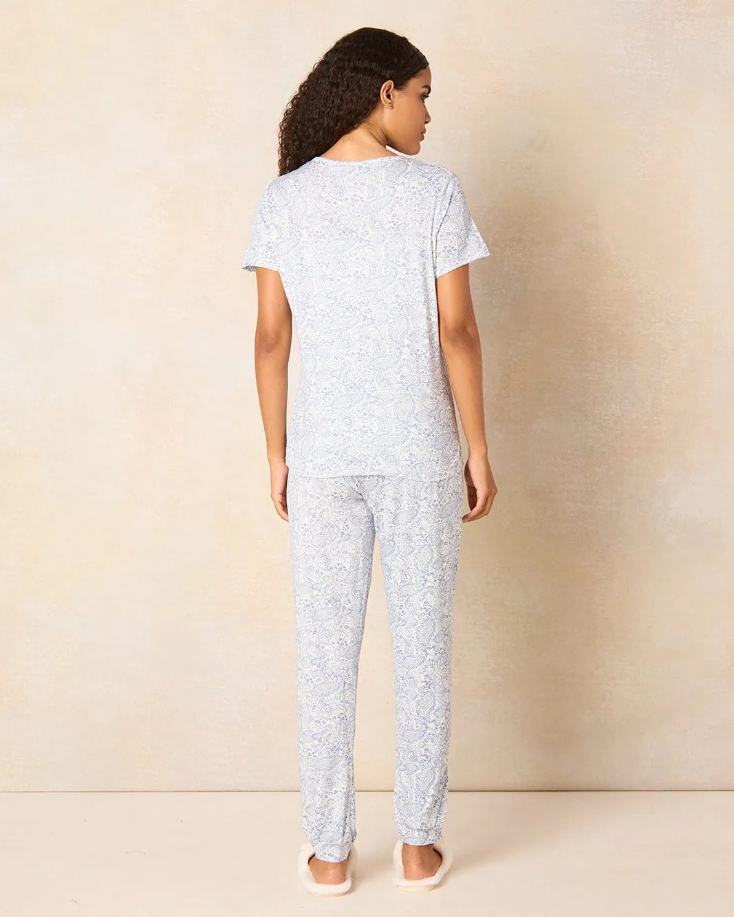 Women Grey Printed Pajama Set (2 Piece) sold by Redtag product image thumbnail 4