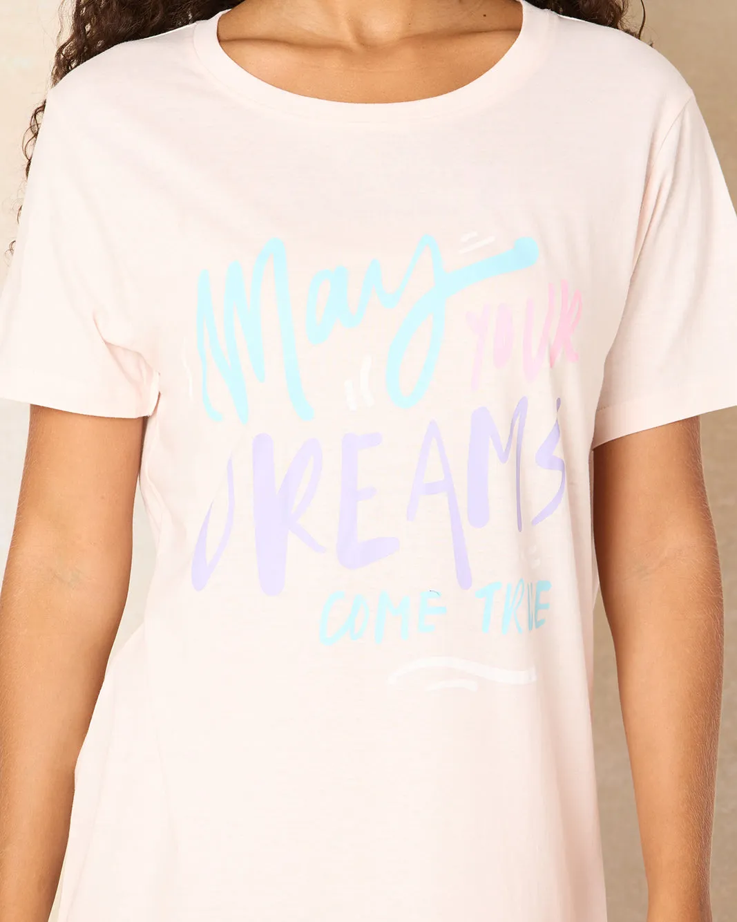 Women Pink Printed Nightshirt sold by Redtag product image thumbnail 4