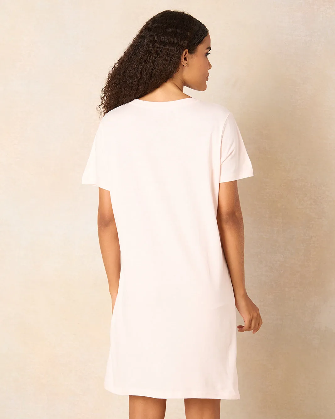 Women Pink Printed Nightshirt sold by Redtag product image thumbnail 3